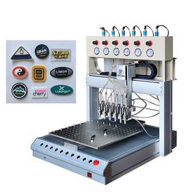 3d Rubber Patch Pvc Label Dispensing Machine Full Automatic