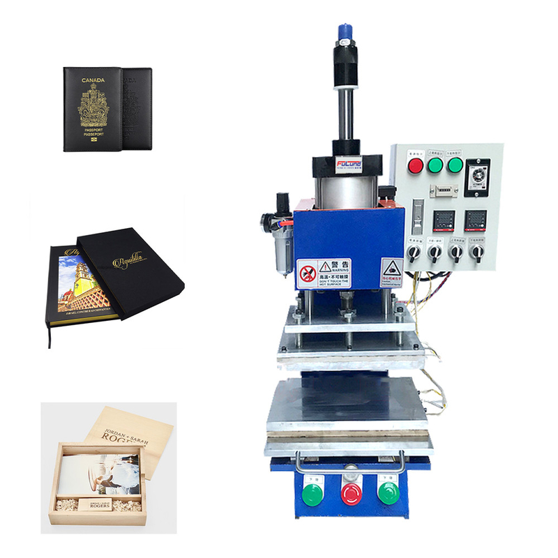 Leather Embossing Heat Pressing Machine Digital Hot Foil Stamping Machine For Wood PVC Paper Custom Logo Stampping