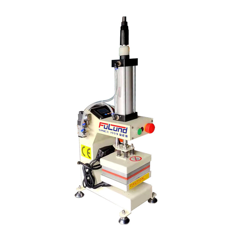 Cheap Price Pneumatic logo trademark Heat Press Transfer Machine Label Double station equipment Apparel Machinery