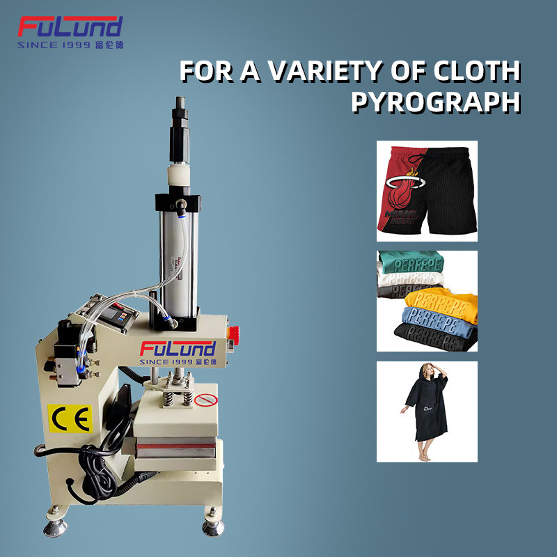 Heat Press Automatic Heat Transfer Machine For Leather Logo Embossed 38x38cm