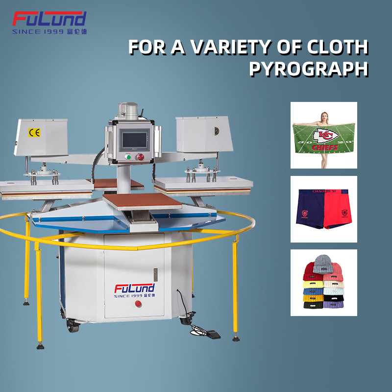 Heat Press Automatic Heat Transfer Machine For Leather Logo Embossed 38x38cm