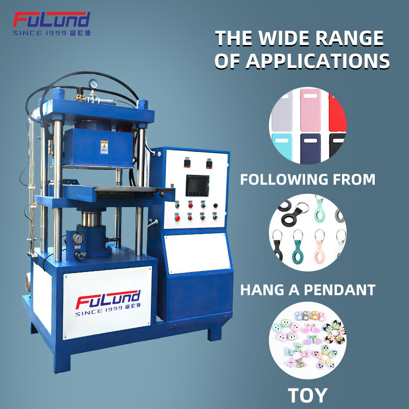  silicone hot press double head hot pressing plate vulcanizing machine silicone product making machine